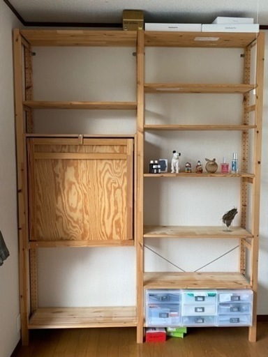 IKEA IVARシリーズ　本棚・机セット