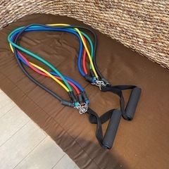 トレーニング用　ゴム　グリップ付き