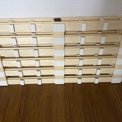 ニトリ　シングルすのこの画像