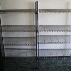★　2個セット　メタルラック　棚　収納　スチールラック　の画像