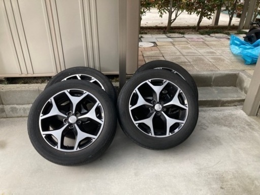 225 55 R18 サマータイヤ ブリジストン　デューラー　4本　ホイール付き