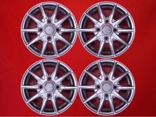 【 激安 中古 4本セット 】 軽自動車 社外 アルミホイール 12インチ