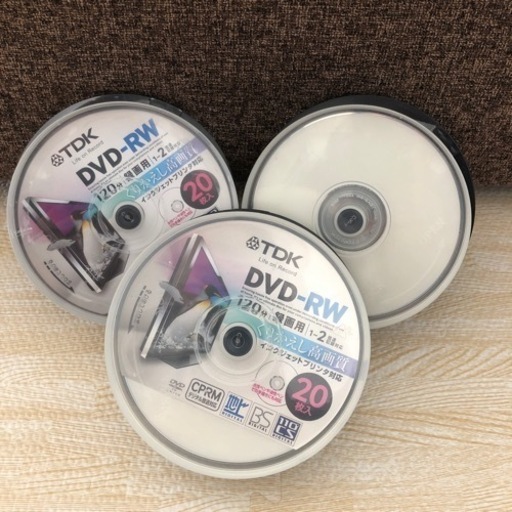 お話し中【未使用】TDK  DVD-RW  録画用　１２０分　60枚