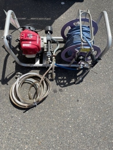 ★305 丸山製作所 ポータブル動噴 MS073EHR 70m 6段切替 USED 【リサイクルマート鹿児島宇宿店】