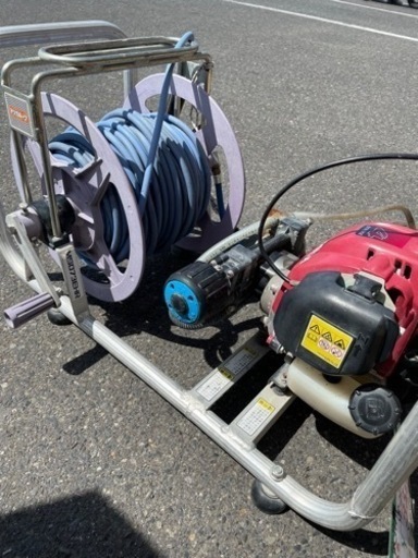 ★305 丸山製作所 ポータブル動噴 MS073EHR 70m 6段切替 USED 【リサイクルマート鹿児島宇宿店】