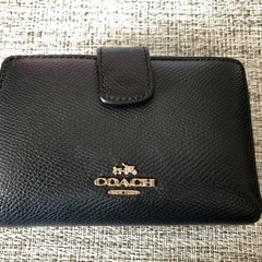 【中古】早い者勝ち　　coach 三つ折り財布