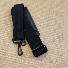 バッグ用ベルト　金具黒の画像