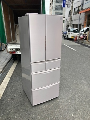 🚛🚛大阪市内配達設置無料🚛🚛⁉シャープ冷蔵庫４４０L 自動製氷機付き🉐⭕️保証付き