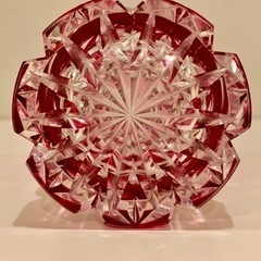 切子 細工 ロック グラス 伝統 工芸 アンティーク レトロ  食器 レアの画像
