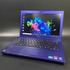 高性能i7 メモリ8GB 新品SSD240GB 13.3型 Webカメラ SONY ノートPC