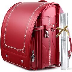 【新品】大人気 女の子ランドセル ネックレスモデル ワインレッド...