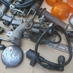 カブ パーツ 中古品 まとめて 倉庫整理の画像