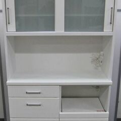 ニトリ キッチンボード RIPE-105KBS 収納棚 レンジボ...