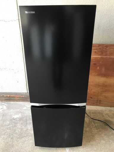 福岡）福岡市東区より　TOSHIBA 東芝　153L ノンフロン冷凍冷蔵庫 GR-R15BS（K） 2020年製