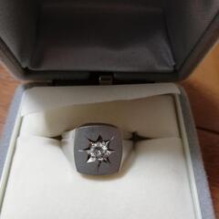 印台プラチナダイヤリング