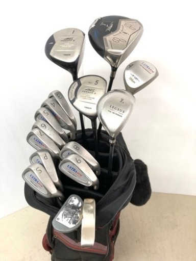 【豪華！】◆TSURUYA ツルヤ AXEL ドライバー＋Wilson アイアン 等◆ゴルフクラブ 全16本セット＋ Fitway キ