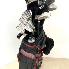 【豪華！】◆TSURUYA ツルヤ AXEL ドライバー＋Wilson アイアン 等◆ゴルフクラブ 全16本セット＋ Fitway キャディバッグ付き