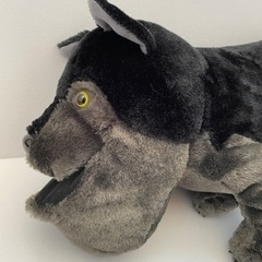 シャクレプラネット ブラックオオカミ Big ぬいぐるみの画像