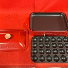 BRUNO ブルーノ コンパクトホットプレート BOE021 レッド