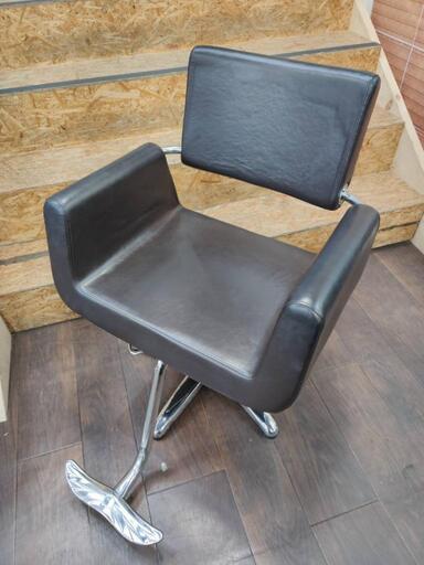 2　サロンチェア 手動シャンプーチェア カットチェア 床屋