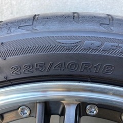 【※決まりました※18インチ】夏タイヤ&アルミホイールセット　4本の画像