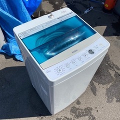 2017年製★中古★Haier/ハイアール☆4.5kg☆全自動洗濯機☆「お急ぎコース」!!☆「しわケア」脱水【JW-C45A-K】 保証2ヶ月 