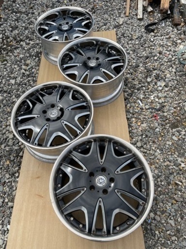 お話中　クラブリア！クリムソン！アルミホール！フロント19×8J リア19×9J！