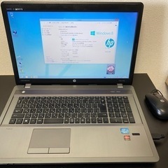 【美品・動作確認済】ノートパソコン17.3インチ　HP　ProBook4740s　付属有り