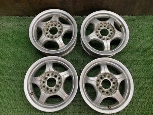 No.620 13×4.5J +42 4H 4本セット マルチホイール ekワゴン ミラ 等に