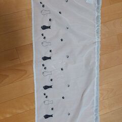 ニトリネコ柄カーテン
