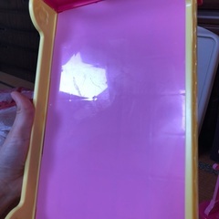 中古メルちゃん ベットとテーブルの画像