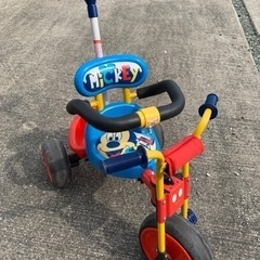 三輪車 かじとり ミッキーの中古が安い！激安で譲ります・無料で