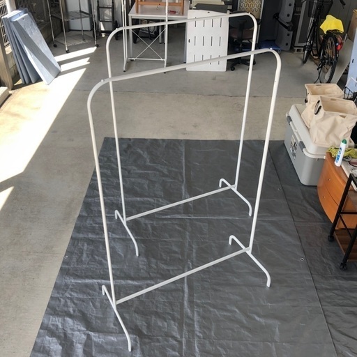 IKEA イケア 洋服ラック(大) 2個セットホワイト 白 99x152cm