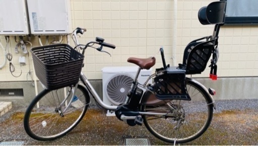 ほぼ新品 26型 子乗せ付き Panasonic 電動自転車 16A