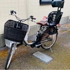 ほぼ新品 26型 子乗せ付き Panasonic 電動自転車 16A