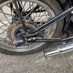 　　商談中アメリカンバイク　ヘイスト250cc お店のインテリア...