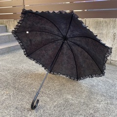 日傘　色あせあり