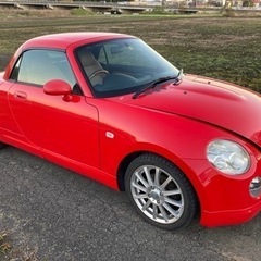 H16年　コペン　MT5速　赤　車検無し　ファーストアニバーサリーエディションの画像