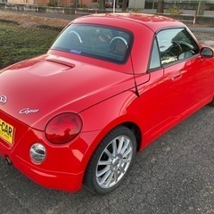 H16年　コペン　MT5速　赤　車検無し　ファーストアニバーサリーエディションの画像