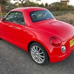 H16年　コペン　MT5速　赤　車検無し　ファーストアニバーサリーエディションの画像