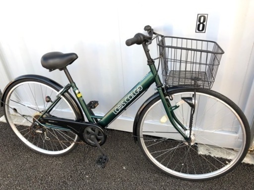 No.257 【LEDオートライト,6段変速】★激安★ 中古自転車 27インチ 軽整備済み 安い 防犯登録 町田市 麻生区 神奈川