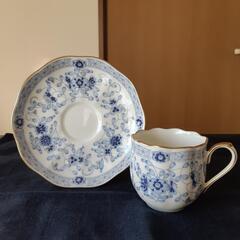 【NARUMIナルミ】ミラノシリーズ　エスプレッソコーヒーカップ&ソーサー１客の画像