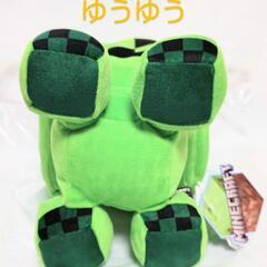 新品！マインクラフトデフォルメBIGぬいぐるみクリーパー マイクラぬいぐるみMINECRAFTの画像