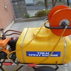 ＜動噴＞動力噴霧器トーカイTAP-150(エンジン：Robin、タンク：100L、ホース：30ｍ)の画像