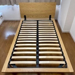 ■美品■無印良品 x フランスベッド■ セミダブルベッド マットレスの画像
