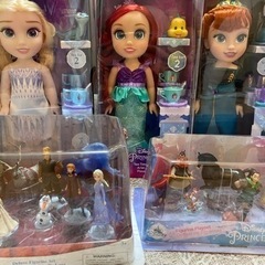 ディズニープリンセス　人形セット
