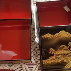 24センチ角三段重箱　新品未使用の画像