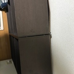 ニトリ　カラーボックス3段　2個セットの画像