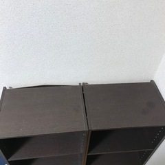 ニトリ　カラーボックス3段　2個セットの画像