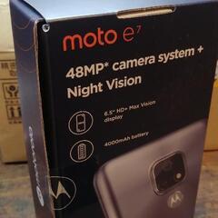 スマホ moto e7 新品 未開封